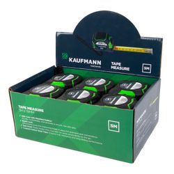 Kaufmann Tape Measure 5m X 19mm In Display Box