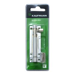 Kaufmann Barrel Bolt 76mm Chr Plated Straight