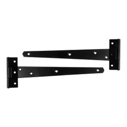 Kaufmann Tee Hinge Blk Japan Ld 250mm Pair (bulk)