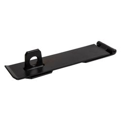 Kaufmann Hasp & Staple 150mm H/duty Blk Jap(bulk)