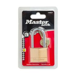 MACKIE Master Pad Lock Brass 40mm Long Shackle