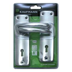 Kaufmann Lockset 3 Lever Sabs Lock + Cp H&le