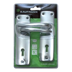 Kaufmann Lockset 4 Lever Sabs Lock + Cp H&le