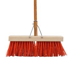 APOLLO Broom Poly Bass Bristle Hard Hd 15in 375mm