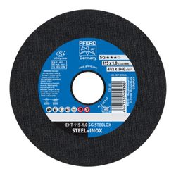 PFERD Cutting Disc Steel Inox 115mm X1.0mm Sg