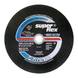 SUPERFLEX Cutting Disc Flat Ultra Inox 230x3.2mm