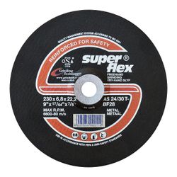 SUPERFLEX Grinding Disc Dome Steel 230x6.8mm