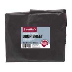 HAMILTONS Plastic Drop Sheet 2mx5m