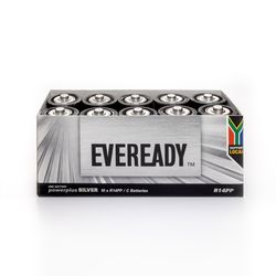 EVEREADY Battery Power+ Silver Zinc C Tray