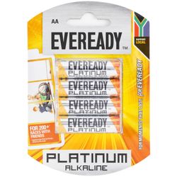EVEREADY Battery Platinum Alkaline Aa 4 Pack
