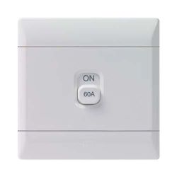 CBI Plug Switch Stove Isolator 2p 4x4 White