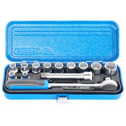 GEDORE Blue Socket Set 15 Pce D19 Hmz Metric