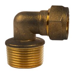 Compression Brass Elbow 90d Cxmi 15mmx3/4 Sabs