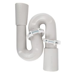 Trap White S 40x40mm (50mm Pvc Out)
