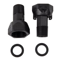 Water Meter Tail Pce Set 15mm + Nut & Washer (pl)
