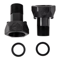 Water Meter Tail Pce Set 20mm + Nut & Washer (pl)