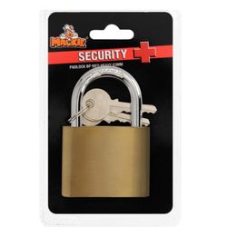 MACKIE Padlock Sec + B/plated 63mm