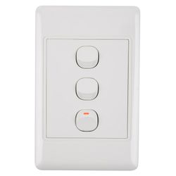 NEXUS Light Switch With Cover 16amp 4x2 1way 3l