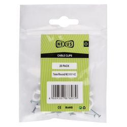 NEXUS Cable Saddle Round 7mm 20