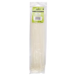 NEXUS Cable Ties T50l 4.8mmx400mm White 100 Pack