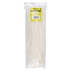 NEXUS Cable Ties T120r 7.6mmx400mm White 100 Pack