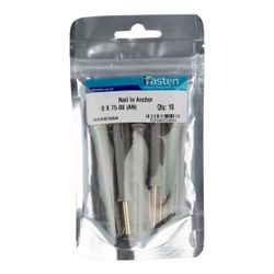 IFASTEN Nail In Anchor 8mmx80mm 10 Pp
