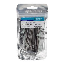 IFASTEN Nail Wire Round 63mmx3.15mm 250g Pp