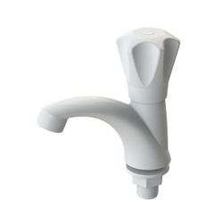 Pro Close Pillar Tap 15mm White
