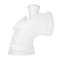 Polyprop Bend Vent Horn 90deg Sv I.e 110mm Satas