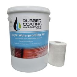 RCM Roof Seal Kit Acrylic 5l White