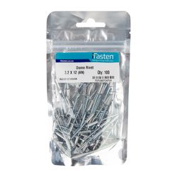 IFASTEN Rivet Dome 3.2mmx12mm 100 Pp