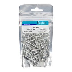 IFASTEN Rivet Dome 4.0mmx12mm 100 Pp