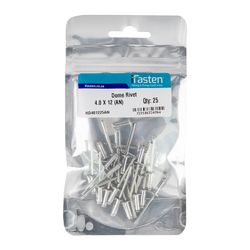 IFASTEN Rivet Dome 4.0mmx12mm 25 Pp
