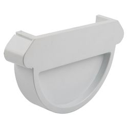 Pvc Gutter ½-round Stopend