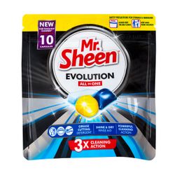 Mr Sheen Dishwasher Evolution Capsules 10 Units