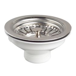 WIRQUIN Basket Sink Waste 90mm St/steel