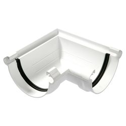 Pvc Gutter ½-round Corner