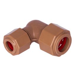 UNITWIST Elbow Cxc Red 22mmx15mm