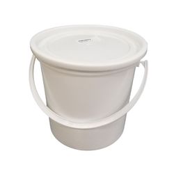 Plastic Bucket With Lid & H&le 5l