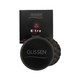 GLISSEN Nitro Black Waffle Finishing Foam Applicators 2 Pack 150mm/6