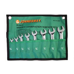 W53208s Midget Combination Wrench Set 8pc (sae)