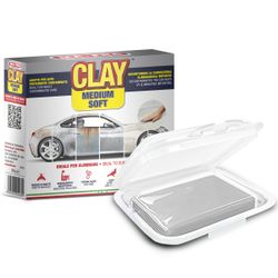 H0173 MAFRA Light Grey (medium Soft) Detailing Clay Bar 200gr