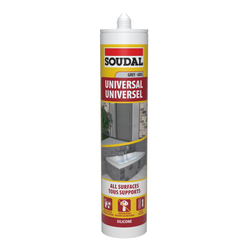 123977 SOUDAL Universal Silicone Grey Sa 270ml
