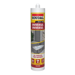123978 SOUDAL Universal Silicone Black Sa 270ml