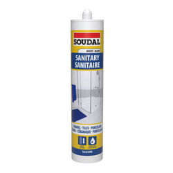 123565 SOUDAL Sa Sanitary Silicone White 270ml