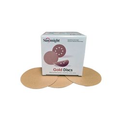 02219 SUNMIGHT Velcro Gold Disc 125mm No Hole (800) 100pc