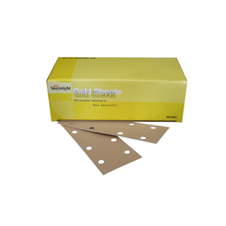 64908 SUNMIGHT 8 Hole Velcro File Gold Sheet 70mm X 198mm (120) - 100