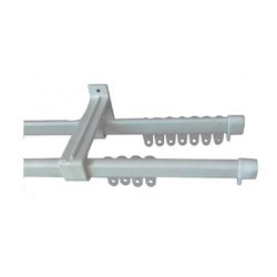Curtain Rail Comp Dble 2.5mt Collect