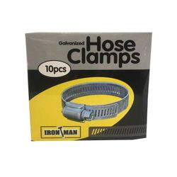 Hose Clamp Galv W/drive 44x70 Box10