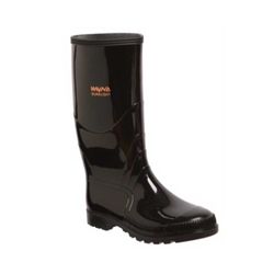 Gumboot Duralight Wayne Knee/l Black N/stc Size 6 F1040